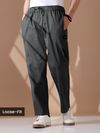 Grey mens pyjama pants - Loose-fit