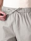 Light Grey Loose-fit Pajamas