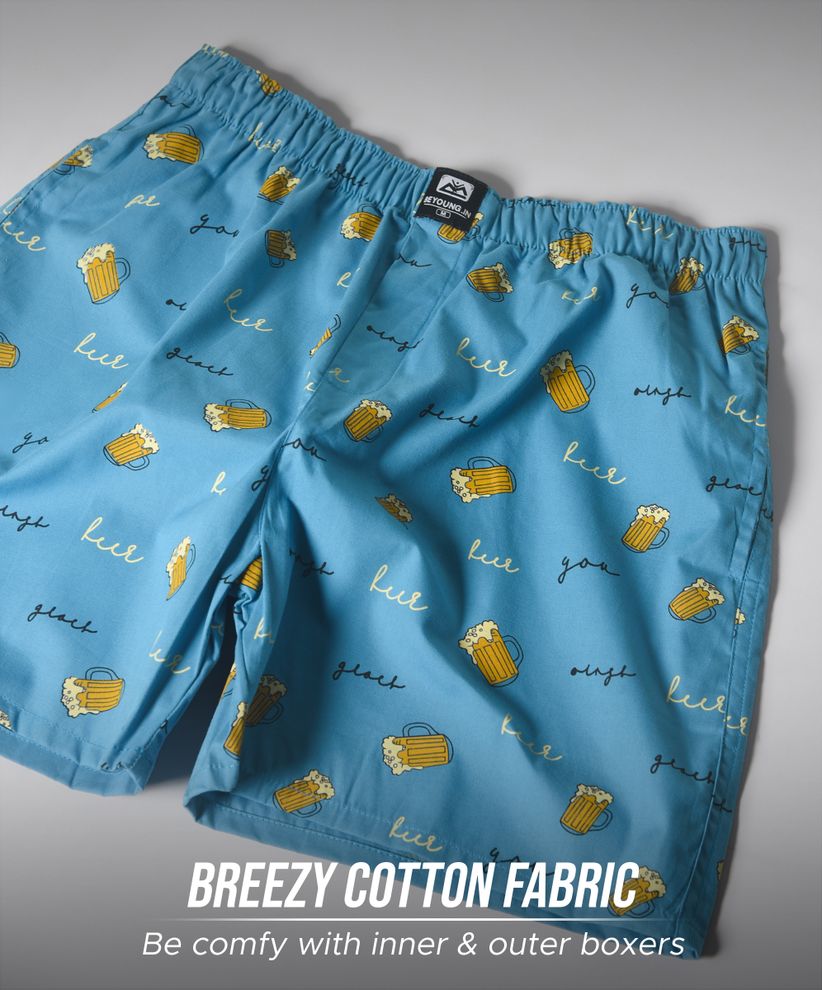 Buy Travel Printed Mens Boxers Online in India -Beyoung