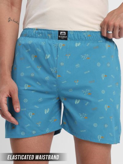 Traveling Matchbook Boxer Pants
