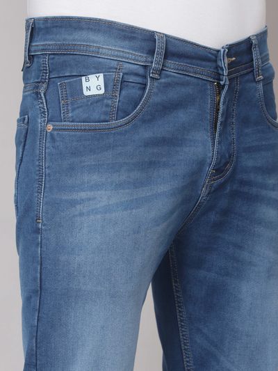 Buy Indigo Knit Jeans Online in India at Beyoung