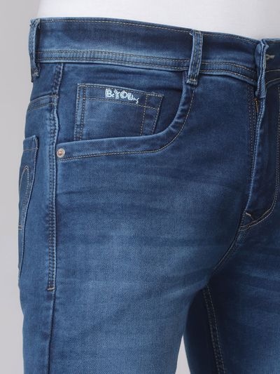 Scotch Blue Cotton Knitted Mens Jeans Scotch Blue Cotton Knitted Jeans