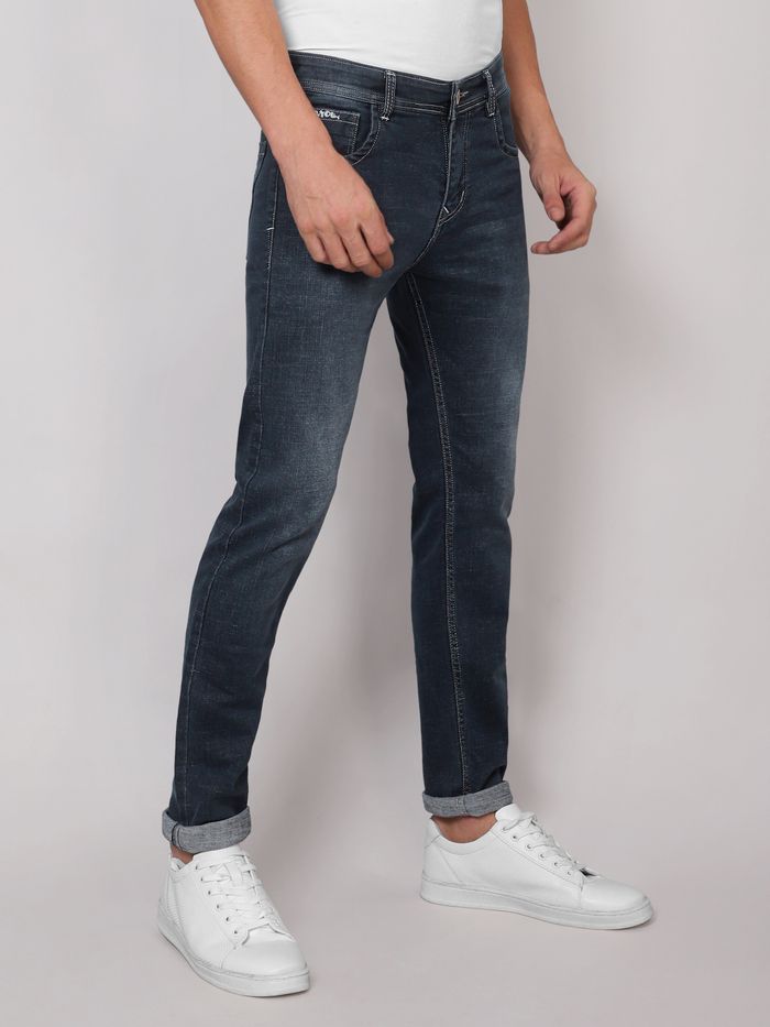Buy BEING HUMAN Multi Mens Skinny Fit Stone Wash Jeans | Shoppers Stop-saigonsouth.com.vn