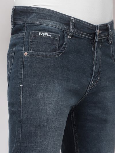 Denim Blue Stone Washed Jeans