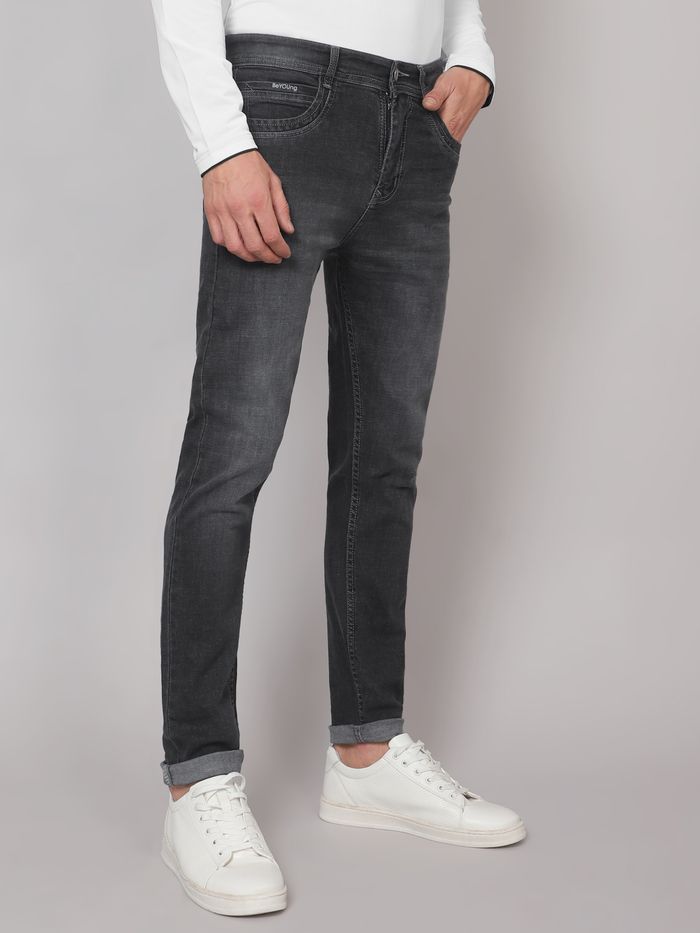 Grey stonewash jeans best sale