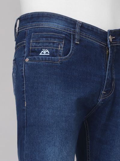 Warriors Blue Stone Washed Jeans