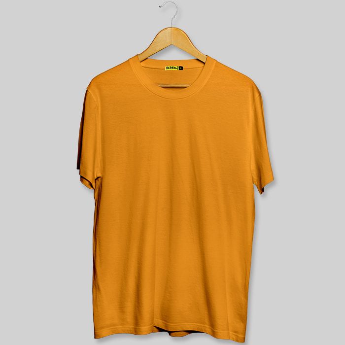 Plain mustard yellow t shirt Clearance
