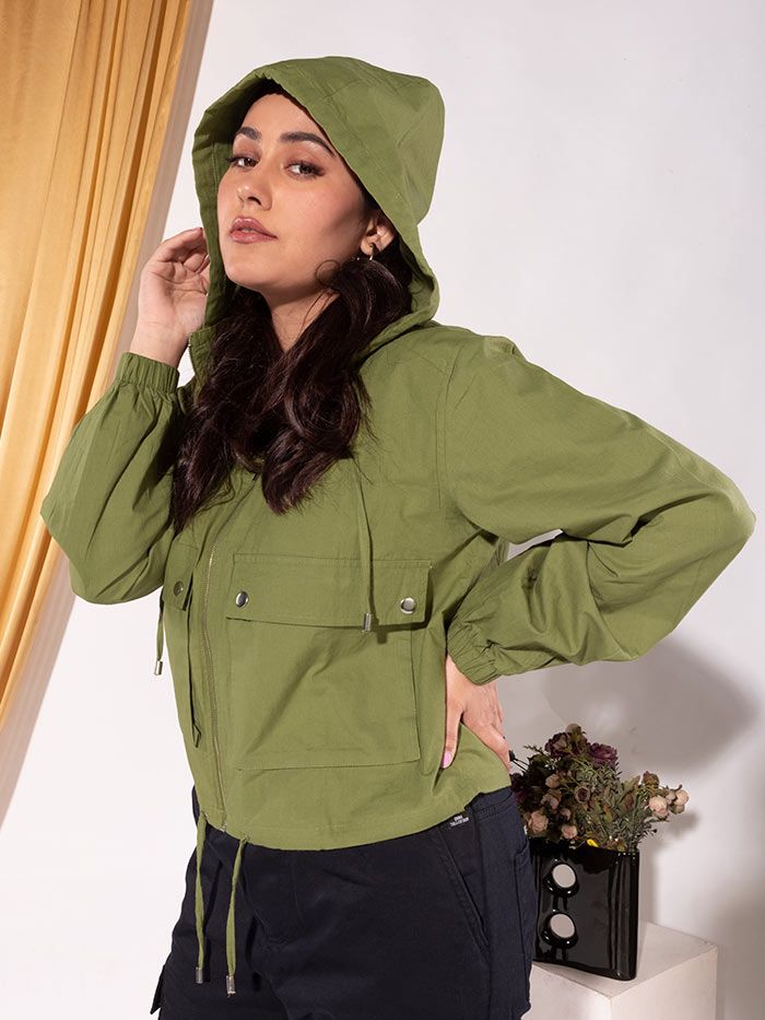 Long green cheap jacket womens