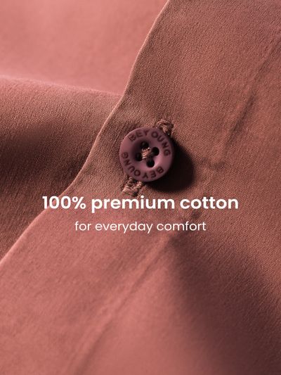 Brick Red - Plain Cotton Shirts Men's Shirts Online