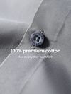 Grey - Plain Cotton Shirts