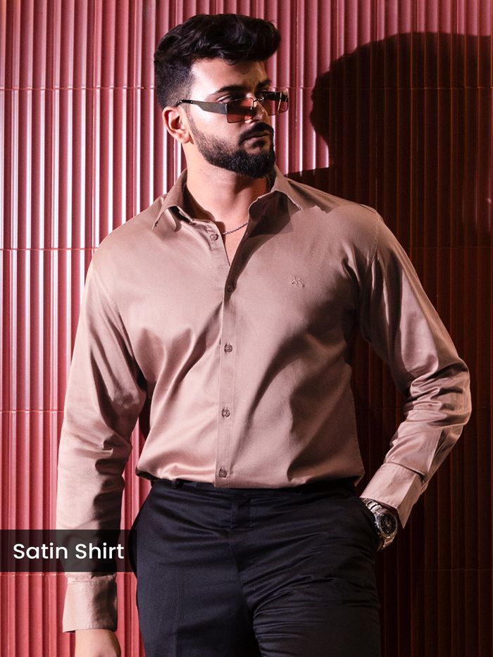 Shining party wear shirts cheap