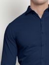 Navy Blue - Formal Shirts For Men