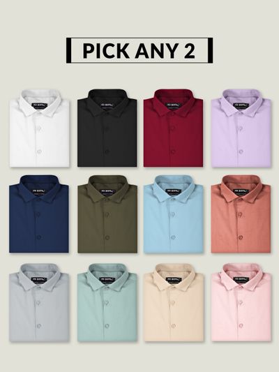 Buy Solid Plain Shirts For Men Online at Low Prices Beyoung