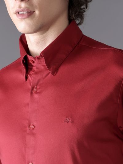 Red Satin Shirt Red Satin Shirt