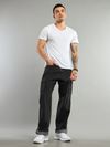 Black Cotton Cargo Pants