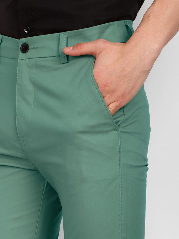 Buy Navy Blue Plaid Men Formal Pants | Formaloutfit