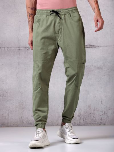 Camel cargo joggers outlet
