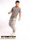 Cream Cargo Pants for Men