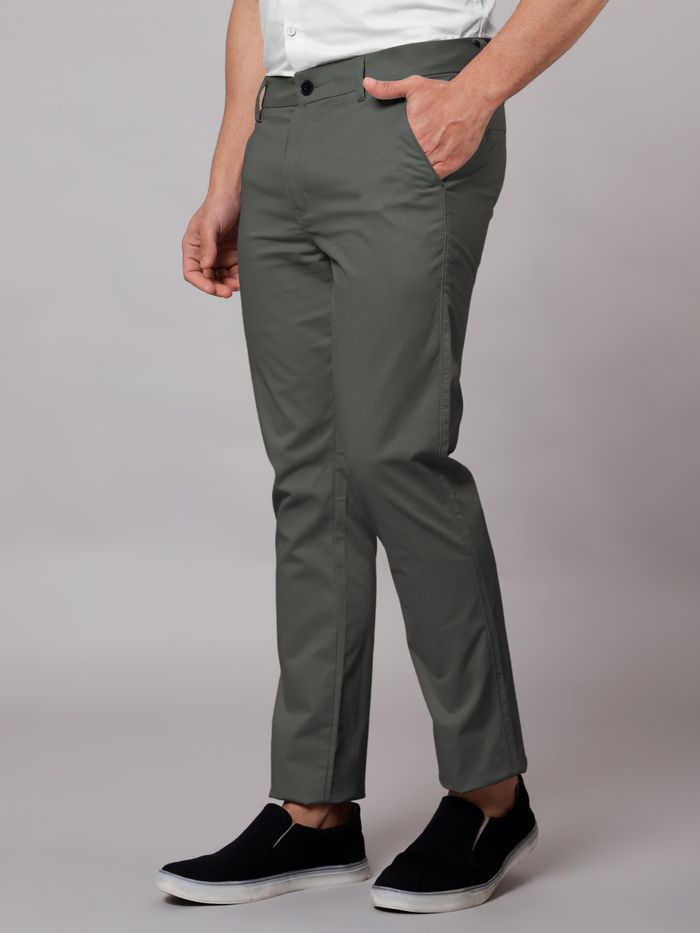 Buy Grey Trousers & Pants for Men by NETPLAY Online | Ajio.com