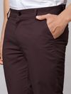 Dark Maroon Chinos for Men