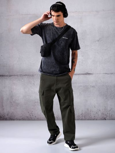 Dark olive cargo pants deals