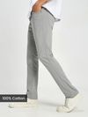Elephant Grey Regular-fit Chino Pants
