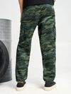 Green Camo Cargo Pants for Men