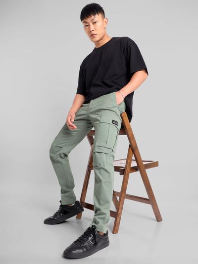 PacSun Stretch Canvas Olive Slim Cargo Pants | PacSun