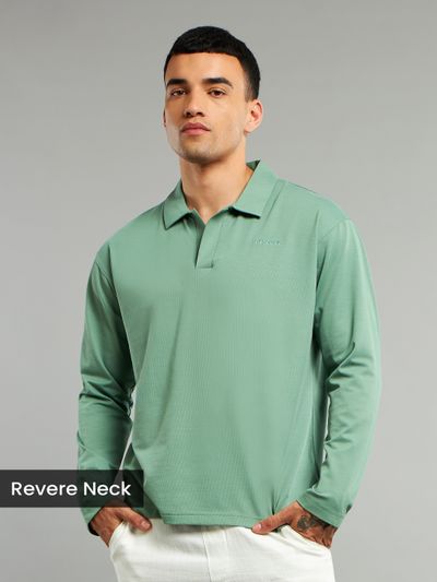 long sleeve polo t shirts online at beyoung, 