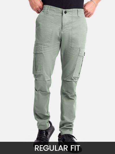 cotton cargo pants for men, 