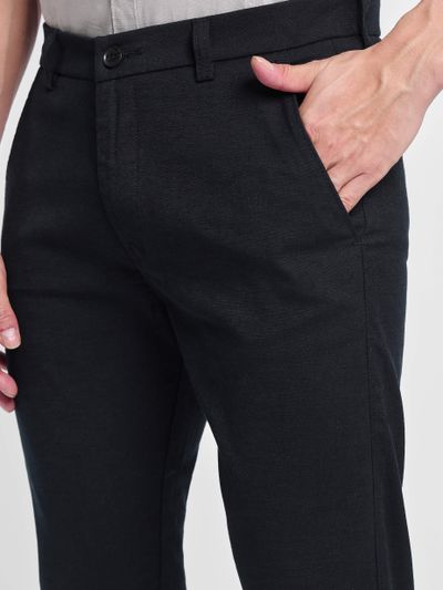 Rich Black Linen Pants for Men Linen Pants