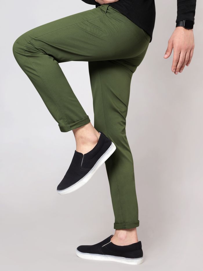 Flat Trousers Arrow Cotton Chinos at Rs 489/piece in Mumbai | ID:  14802636312