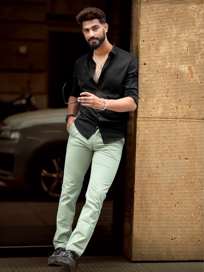 Seafoam green pants cheap