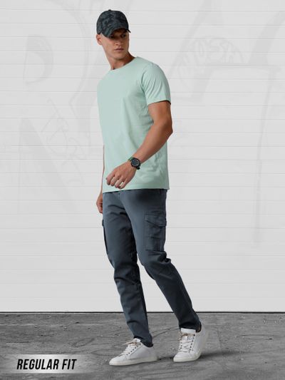 Buy Grey Trousers & Pants for Men by SAINT JONES Online | Ajio.com
