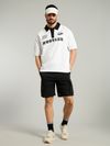White Jersey Polo T-Shirt