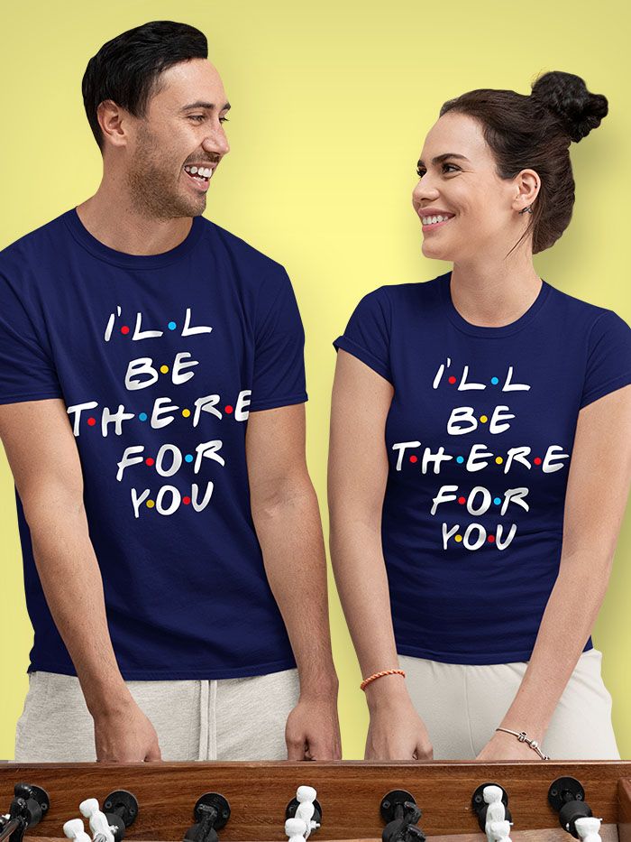 Friends couple t shirt clearance