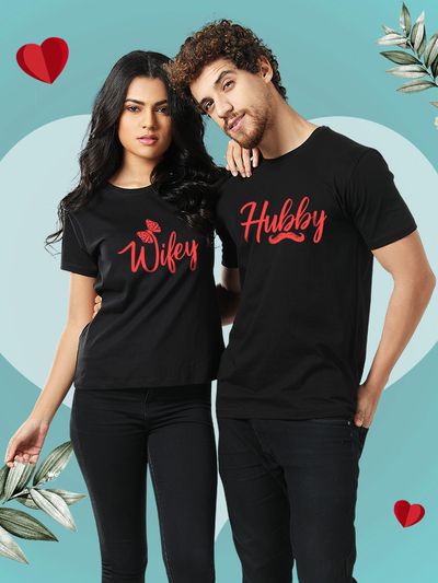 Couple outlet tshirts myntra