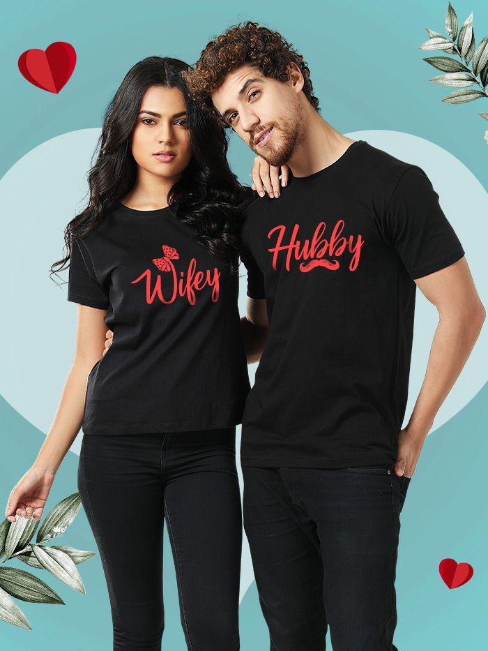 Hubby and discount wifey shirts online