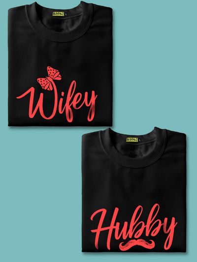 Hubby and Wifey Couple T-Shirt