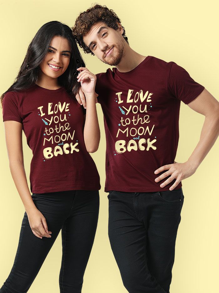 Love you to the moon and back t shirt Clearance