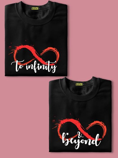 Infinity and Beyond Couple T-Shirt
