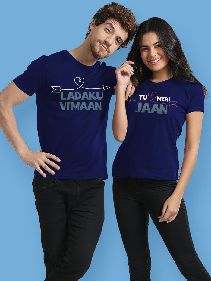 Couple t deals shirt india
