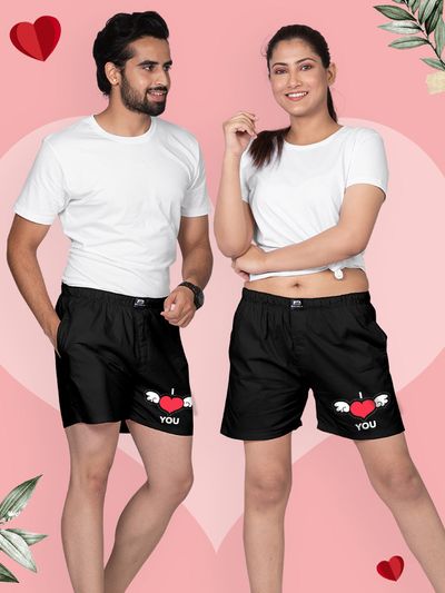 Buy Matching Couple Boxers Online India at Beyoung