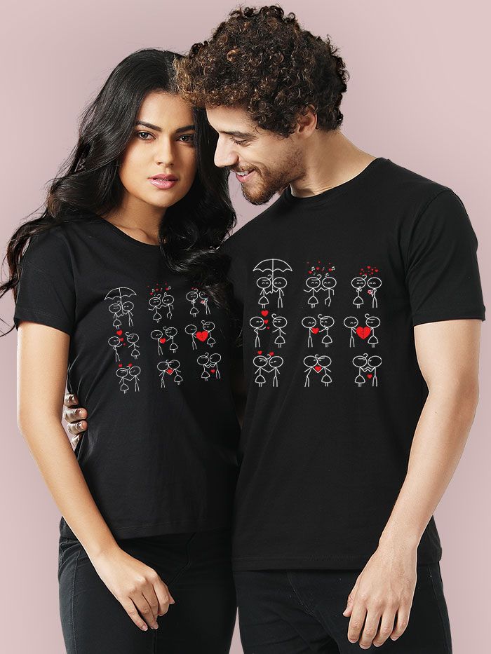 Buy Love Doodle T shirt Online India Beyoung