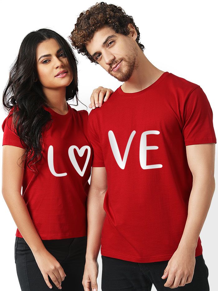 Love t shirt for couples online