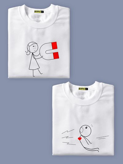 Love Magnet Couple T-Shirt