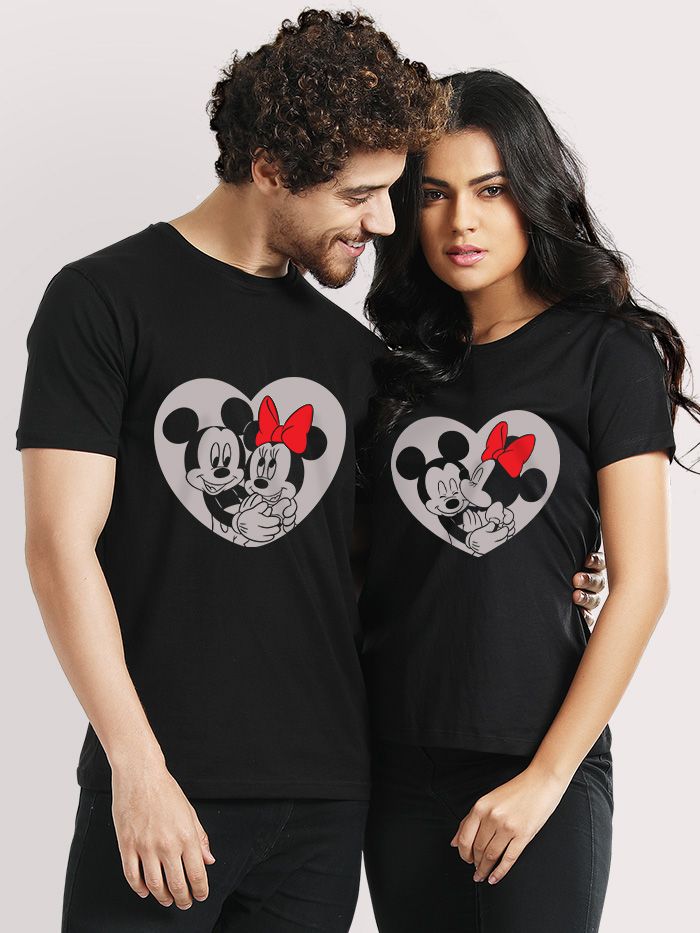 Mickey minnie couple t shirt sales