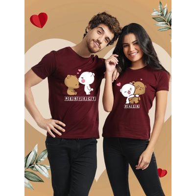 Buy Perfect Pair Couple T-Shirt Online