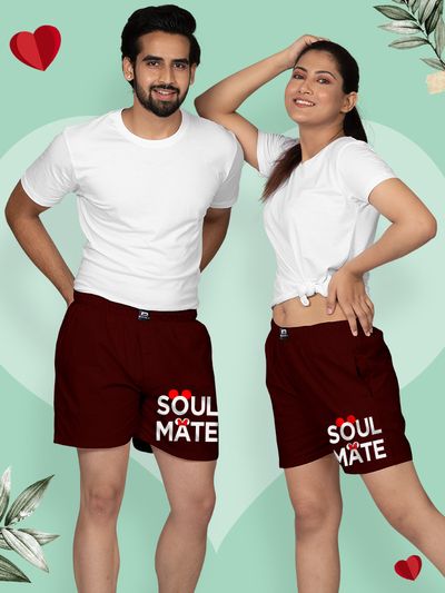 His and hers 2024 matching boxer shorts