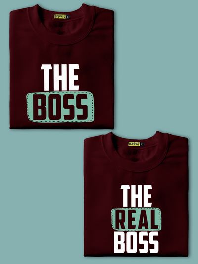 The Real Boss Couple T-shirt